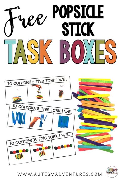 Sen Teaching, Task Boxes Preschool, Classroom Daily Schedule, Behavior Classroom, Teacch Tasks, Stars Classroom, Preschool Fine Motor, Cue Cards, Work Stations