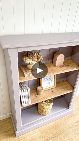 499K views · 25K reactions | Have I changed your mind about dated pine furniture? 

Let me know in the comments! 

Paint - @madebypainthome  BLOOM Chalk Paint 
Topcoat- @madebypainthome Satin Polyseal
Shelves - @feast_watson Liming White Stain & Varnish 

P.s My husbands really counting on a quick sale for this one 🤣🤣 any takers?? 

Comment “cheat” to get my free furniture refinishing cheat sheet! 

#flippingfurniture  #refinishedfurniture #upcycled #trashtotreasure #recycledfurniture #paintedfurniture #interiorstyling #homedecor #flippedinstyle #sidehustle #flippingforprofits #furnitureflip #bookcase #furnituremakeover | Flipped In Style | Furniture Flips | Cōrt · Vintage Painting Pine Furniture, Pine Furniture Makeover, Redoing Furniture, Furniture Flipping, Furniture Flips, Furniture Painting Techniques, Counting On, Pine Furniture, Free Furniture