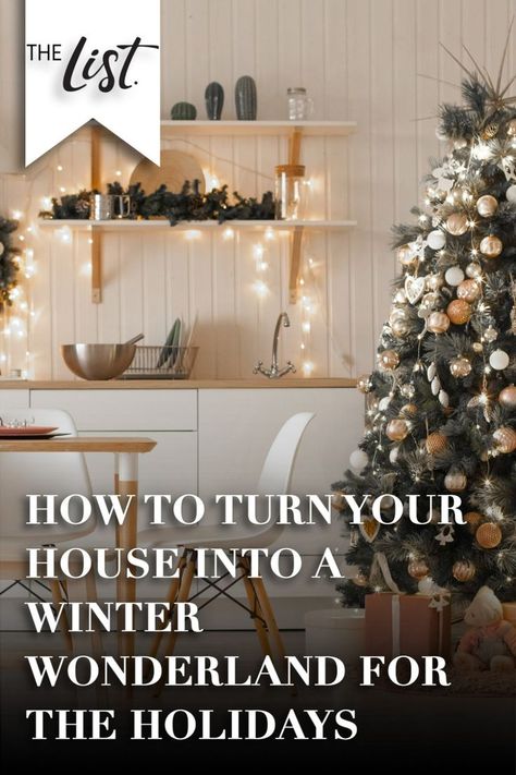 If you're worried about decorating for the holidays, don't stress! There are plenty of ways to design the winter wonderland home of your dreams. Thankfully, you can get in on the decorating action without having to spend hundreds of dollars. #Christmasdecor #holidaydecor #winter #homedecor Home Winter Wonderland, Winter Wonderland Home Decor, Bob Villa, Cozy Holiday Decor, Winter Plants, Diy Cans, Christmas Wonderland, Holly Berries, Holiday Looks