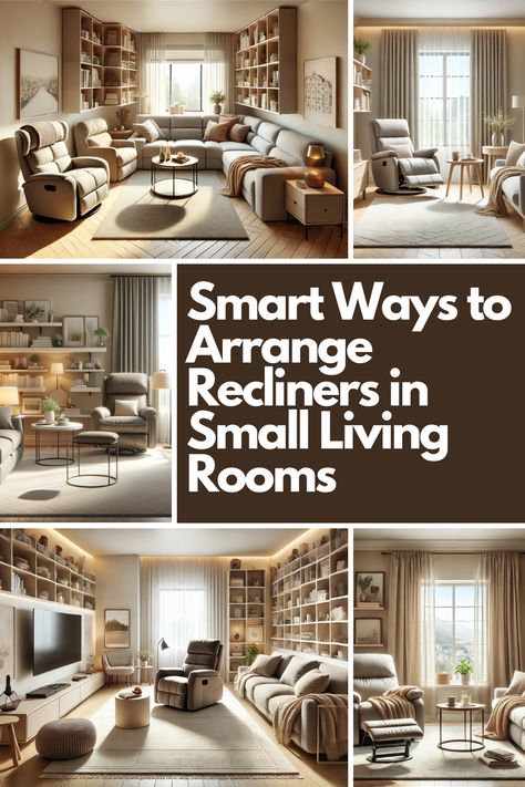 Wondering how to fit recliners into a small living room? Discover clever layout ideas that combine comfort and style! From C-shape and L-shape arrangements to floating layouts and zoning techniques, these tips help you maximize space without compromising coziness. Learn how to incorporate additional furniture and lighting for a perfectly balanced design. Click to explore all the creative solutions for your compact living room! Furniture Layout For Small Living Room, 2 Living Rooms In One Space, Small Living Room With Fireplace Layout, Furniture Arrangement Small Living Room, Arranging Furniture In Small Living Room, Living Room Couch And Two Chairs, Two Recliners In Living Room Layout, Furniture Placement Small Living Room, Recliners In Living Room Small Spaces