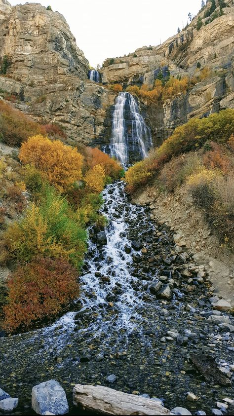 Bridal Veil Falls, Utah in the fall Bridal Veil Falls, Fabulous Fall, Bridal Veil, In The Fall, The Fall, Veil, Utah, Country Roads