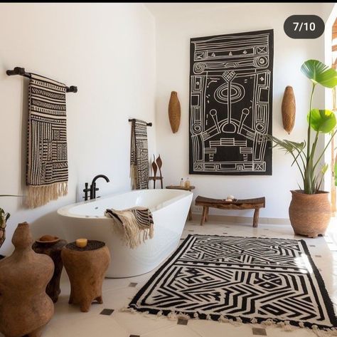 Ghana Interior Design, Afrohemian Decor, Modern African Decor, Earthy Interiors, African Interior Design, African House, African Inspired Decor, African Interior, African Theme