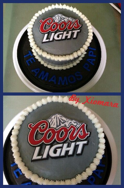 Coors light cake Light Cake Ideas, Coors Light Cake, Phi Delt, Light Cake, Beer Cake, 21st Birthday Cakes, Light Cakes, Cakes Decorating, Birthday Cakes For Men