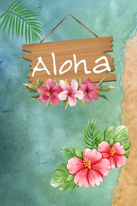 Aesthetic Journal Notebook, Hawaiian Pictures, Aloha Aesthetic, Hawaiian Aesthetic, Hawaii Wallpaper, Traveling To Hawaii, Tropical Flower Tattoos, Hawaii Design, Hawaii Activities