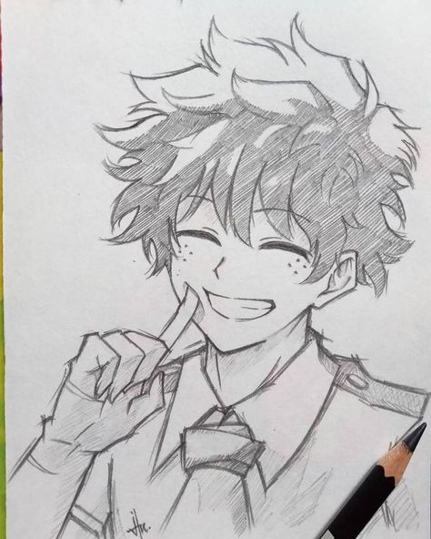 Best Anime Drawings, Anime Boy Sketch, Anime Drawing Books, Cute Sketches, Easy Drawings Sketches, Cute Doodles Drawings, Anime Drawings Tutorials, Character Sketch, A Pencil