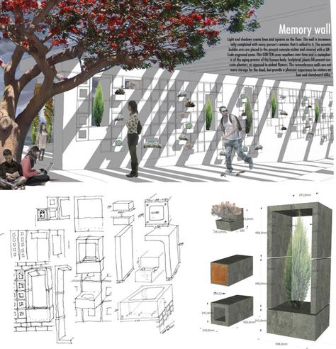 Memorial Park Design, Memorial Architecture, Memorial Messages, Natural Architecture, Soul And Spirit, Architecture Model Making, World Population, Garden Architecture, Digital Elements