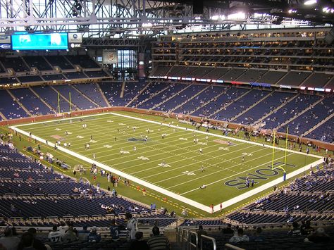 Stadium Wallpaper, Lion Games, Ford Field, Nfl Stadiums, Nfl Detroit Lions, Game Tickets, Lions Football, Sports Stadium, Football Stadium