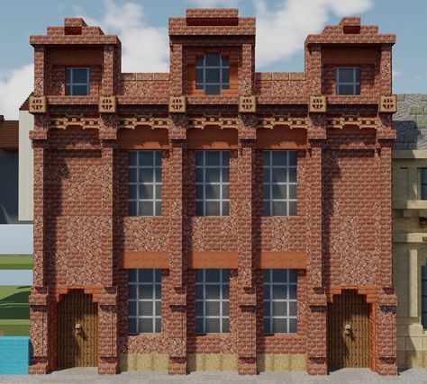 Minecraft School Building, School In Minecraft, Minecraft School, Minecraft Town, Build In Minecraft, London Cathedral, Minecraft Map, Minecraft Building Ideas, Grammar School