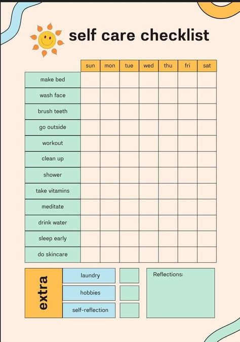 #selfcare #wellbeing #healthyliving

Take care of yourself with these 5 simple habits that can be done every day. From eating healthy to getting enough sleep, these habits will help you feel your best and improve your overall Get My Life Together Checklist, Personal Hygiene Checklist, Funny Checklist, Digital Checklist, Week Routine, Weekly Self Care, Journal Self Care, Self Care Checklist, Bullet Journal Ideas Templates