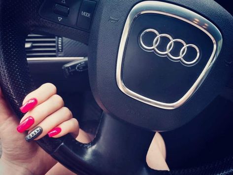 Audi Nails Design, Audi Nails, Bmw Audi, Heart Shoes, Nails Desing, Nails Nail, Audi A4, Nails Ideas, Blue Nails