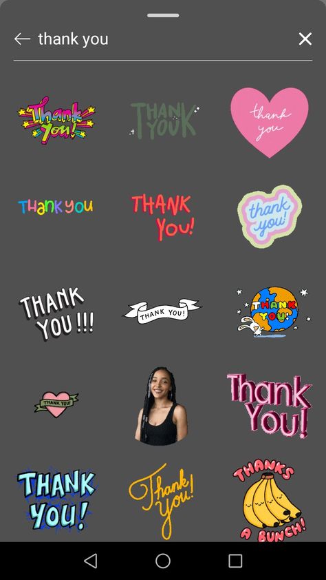 Try '' thank you '' Isntagram Gif to thanks others on isnta story Thank You Ig Story, Insta Gifs, Gif Ig, Gif Instagram, Ariana Grande Wallpaper, Thanks A Bunch, Thank You Stickers, Photoshoot Poses, Insta Story