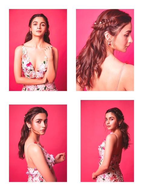 Alia Bhatt Hairstyles, Dutch Wedding, Engagement Hair, Business Woman Quotes, Embellished Wedding Dress, Engagement Hairstyles, Music Concert Posters, Bollywood Wedding, Alia Bhatt