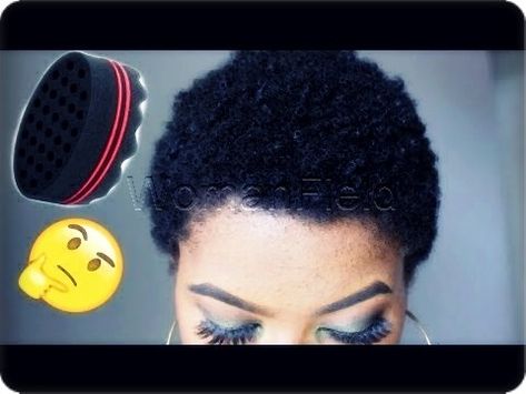 Hair Sponge Curls, Finger Coils Natural Hair, Big Chop Hairstyles, Coiling Natural Hair, Hair Sponge, Natural Hair Twa, Curly Hair Fade, Natural Hair Twist Out, Twa Hairstyles