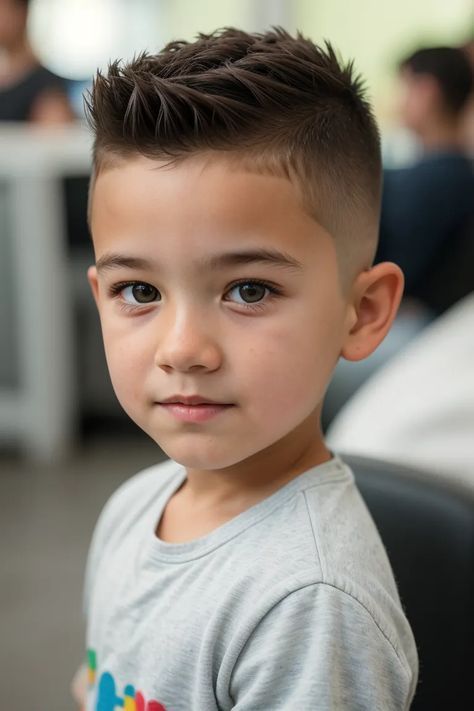 Boys Spiked Haircut, Hispanic Boy Haircut, Baby Boys Haircut, Haircut For Toddler Boys, Toddler Haircuts Boy, Toddler Boys Hairstyles, Boy Toddler Haircut, Spiderman Haircut, Little Boys Haircut Trendy