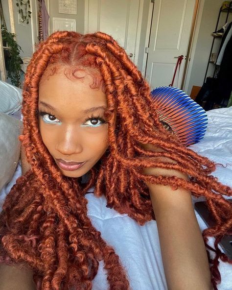 the culture on Twitter: "… " Water Photoshoot, Marley Hair, Faux Locs Hairstyles, Ginger Hair Color, Cute Box Braids Hairstyles, Hair Color Auburn, Pretty Braided Hairstyles, Auburn Hair, Box Braids Hairstyles