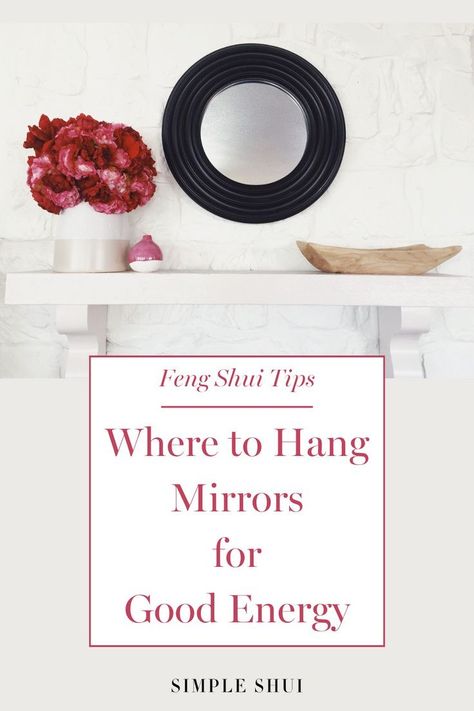 In this blog from Feng Shui expert Amanda Gibby Peters, she answers the popular questions: “Where should I hang a mirror? and How can mirrors be used in positive ways in our home?” Read the blog to learn the 4 areas Amanda recommends hanging a mirror in your home and how mirrors and good energy are related. Get these easy feng shui tips for mirrors in the blog. Feng Shui House Layout, Living Room Feng Shui, Mirror Feng Shui, Feng Shui Health, Feng Shui Interior Design, Feng Shui Front Door, Feng Shui Mirrors, Room Feng Shui, Feng Shui Living Room