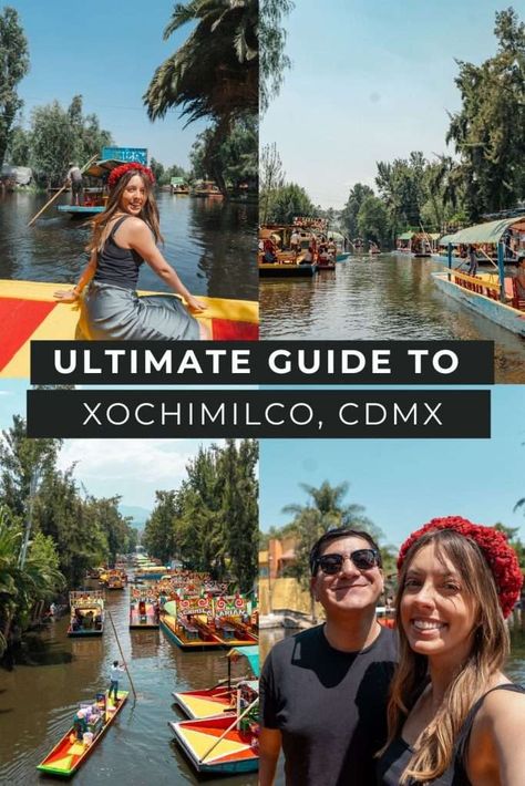 We've got local insight to share on Xochimilco, Mexico City to make sure you're fully prepared to enjoy this site to the fullest! Learn about Xochimilco's history, how to get to Xochimilco, how to rent one of the Xochimilco trajineras, and some tips that only the locals know about in our extensive guide. Mexico City Travel, Floating Garden, Yucatan Peninsula, México City, Beach Getaways, Mexico Travel, Culture Travel, City Travel, Riviera Maya