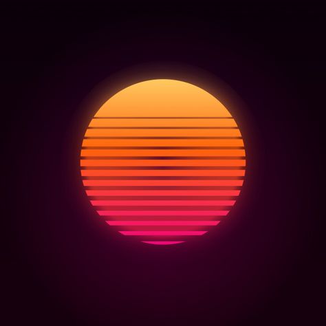 Black Abstract Background, Retro Wave, Procreate Ipad Art, Cinema Art, Retro Artwork, Sunset Design, New Retro Wave, Overlays Picsart, Retro Images