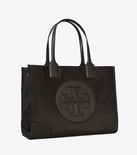 Tory Burch Ella Tote, Ella Tote, Tory Burch Ella, Tory Burch Purse, Everyday Purse, Nylon Tote Bags, Designer Totes, Small Tote Bag, Bags Aesthetic