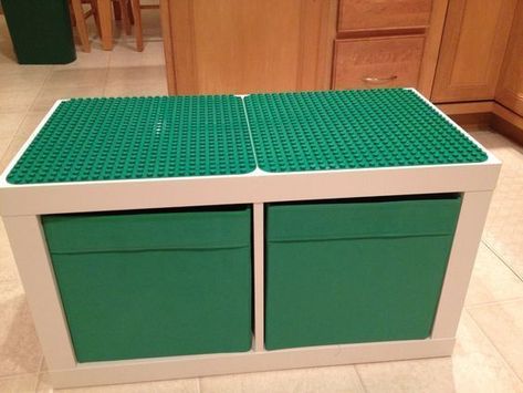 Genius LEGO Storage Ideas for parents and kids Best Lego Storage Ideas, Best Lego Storage, Lego Storage Ideas, Lego Storage Solutions, Lego Storage Brick, Ikea Toys, White Bin, Ikea Expedit, Girls Playroom