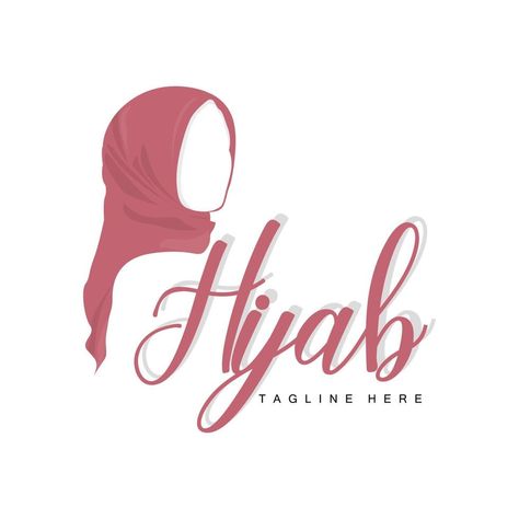 Hijab Brand Name Idea, Hijab Logo Design Idea, Hijab Business Name Ideas, Hijab Logo Design Branding, Hijab Logo, Crafter Logo, Hijab Brand, Hijab Shop, Hijab Store