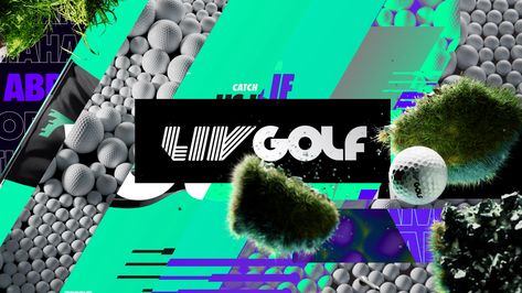 Modern Logic for LIV Golf  · Idents Golf Branding, Liv Golf, Michael Bennett, Golf Logo, Unique Branding, Golf Brands, Tv Animation, Motion Design, Creative Work