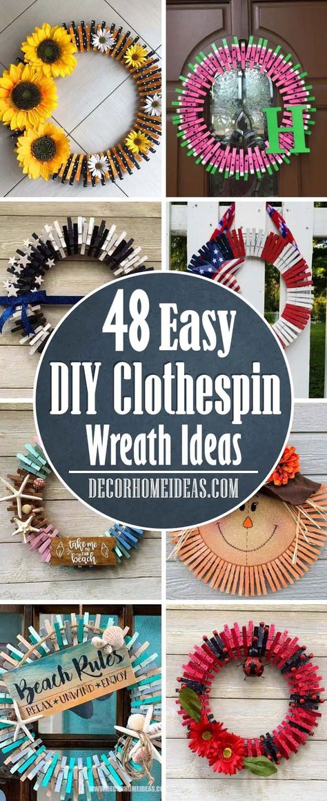 Clothespin Crafts For Adults Easy Diy, Cloths Pin Crafts, Clothes Pin Wreaths Diy, Fall Clothespin Wreath Diy, Clothes Pin Crafts For Adults Diy, Fall Clothespin Wreath, Clothes Pin Wreath Ideas, Christmas Clothespin Wreath, Cloth Pin Crafts