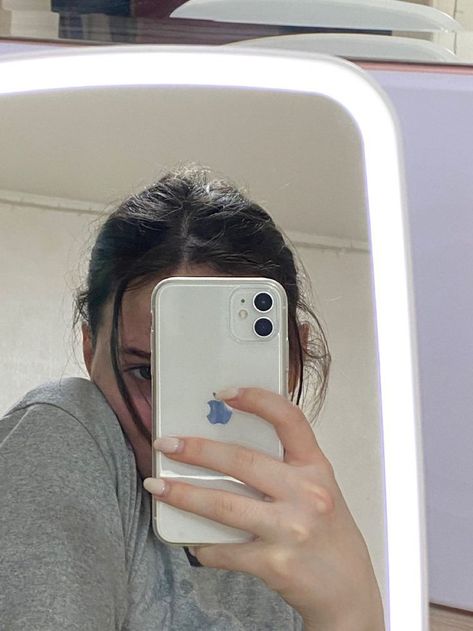 Iphone 11, Mirror Selfie, Mirror, Iphone, White