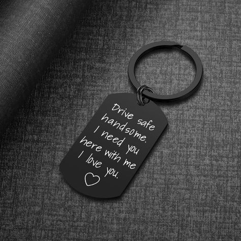 Bday Gift For Boyfriend, Keychain For Boyfriend, Drive Safe Keychain, Surprise Gifts For Him, Birthday Surprise Boyfriend, Best Boyfriend Gifts, Birthday Gifts For Boyfriend Diy, Husband Gifts