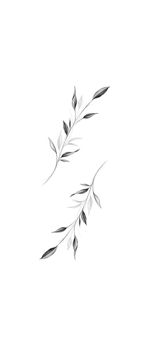 Climbing Plants Tattoo, Tree Root Tattoos For Women, Ivy Wrist Tattoo, Stem Tattoo Leaves, Collarbone Vine Tattoo, Tattoo Leaf Designs, Collarbone Leaves Tattoo, Minimal Leaf Tattoo, Laurel Branch Tattoo