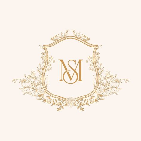 Baroque Style Wedding, Wedding Initials Logo Design, Wedding Initials Logo, Free Monogram Fonts, Initials Logo Design, Wedding Logo Monogram, Indian Wedding Invitation Cards, Wedding Logo Design, Dream Wedding Decorations