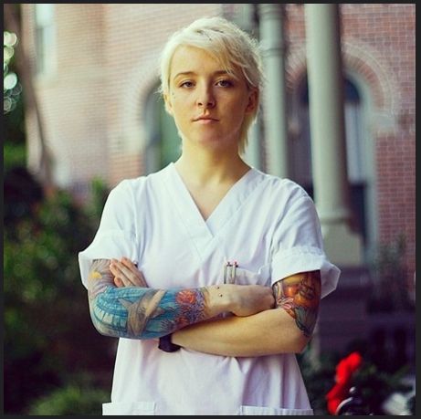 Some may say tattoos don’t belong in a professional setting, especially in a hospital or doctors office. It is even recommended by the Department of Health guidelines tha… Tattoos In The Workplace, School Encouragement, Nurse Tattoo, Hidden Tattoos, Social Stigma, Healthcare Jobs, Health Guidelines, Employee Handbook, Tattoo People