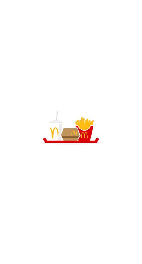 Mcdonalds Wallpaper Iphone, Mcdonalds Graphic Design, Mcdonalds Logo Aesthetic, Mcdonalds Aesthetic Wallpaper, Mcdonalds Background, Mcdonalds Illustration, Macdonald Wallpaper, Mcdonalds Stickers, Mcdonalds Poster