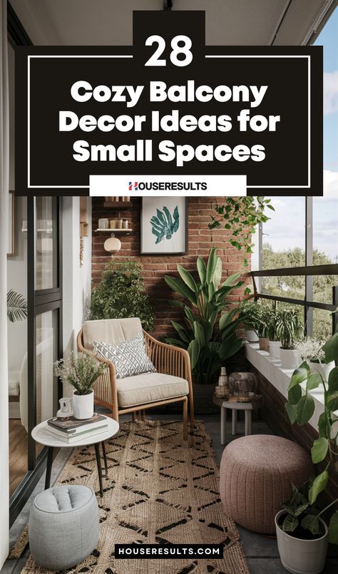 Cozy Balcony Decor Ideas for Small Spaces 🌷🏡 Elevate your small outdoor area with our beautiful and functional decor ideas. From cozy seating to ambient lighting and vibrant plants, our guide has everything you need to create a charming balcony. Perfect for small apartments and urban homes. Start decorating and enjoy your new cozy retreat! #CozyBalconyDecor #SmallSpaceLiving #OutdoorDecor #BalconyIdeas Good Plants For Apartment Balcony, Small Balcony Decor With Plants, Small Balcony Bar Ideas, Patio Design Apartment, Small Apartment Balcony Ideas Cozy, Small Outdoor Patio Ideas Apartment Tiny Balcony Spaces, Small Patio Ideas Apartment Tiny Balcony, Balcony Plants Ideas Small Spaces, Long Narrow Balcony Ideas