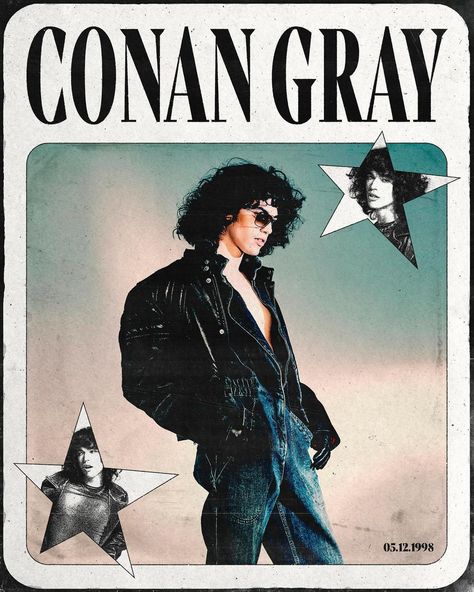 Conan Gray Prints, Fangirl Posters, Conan Gray Poster, Cone Head, Conan Gray Aesthetic, Gray Aesthetic, Conan Gray, New Poster, Grey Wallpaper