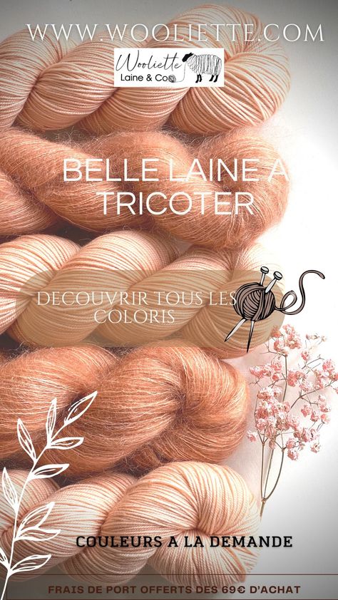 Boutique de belle laine teinte à la main dans mon atelier en Seine-et-Marne. Vous pouvez également y trouver des patrons tricot. Sublimez vos tricots avec le mohair Wooliette ! Knitting Techniques, Paradise, Yarn, Couture, Boutique, Knitting, Crochet, Pins