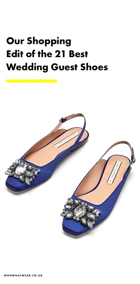 Out of ideas for what shoes to wear to a wedding? From closed-toed shoes to midi heels and fabulous flats, consider this the ultimate guide to wedding-guest shoes. Stitch Fix Business Casual, Shoes For Wedding Guest, Wedding Guest Heels, Shoes With Shorts, Low Heels Wedding, Navy Dress Outfits, Closed Toed Shoes, Flat Shoes Outfit, Short Shoes