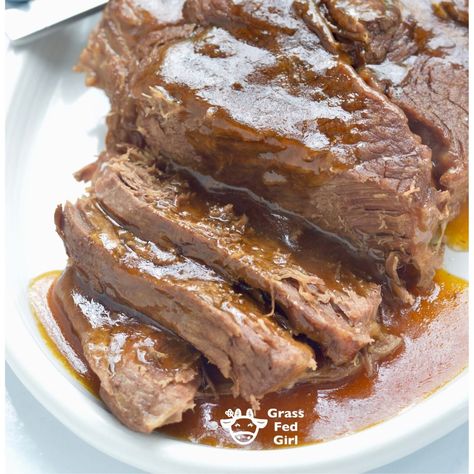 An easy Carnivore Diet Pot Roast Recipe that is truly carnivore. Easy Carnivore Diet Pot Roast recipe for yourself or your family. No vegetables needed! Roast Gravy Recipe, Caveman Diet Recipes, Chuck Roast Recipes, Pot Roast Recipe, Caveman Diet, Meat Diet, Paleo Beef, Carnivore Diet, Roast Recipe