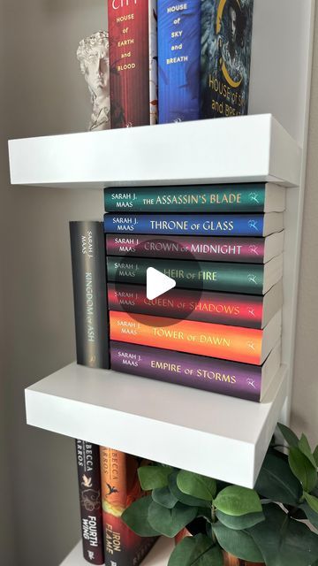 How To Style Books, Diy Bookcase, Lack Shelf, Ikea Lack Shelves, Bookshelves In Bedroom, Ikea Bookshelves, Crown Of Midnight, Ikea Lack, Bookcase Styling