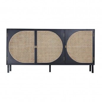 WEBBING Sideboard - Black Retro Sideboard, Buffet Design, Hk Living, Side Board, Into The Wood, Black Sideboard, Living Styles, Into The Woods, Nalu