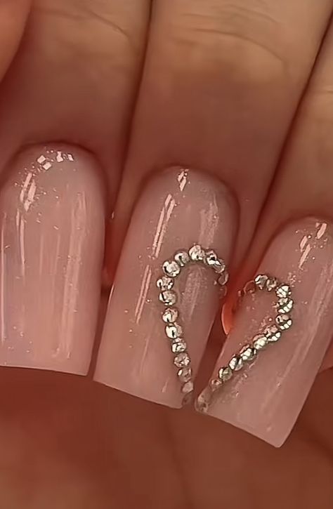 Unghie Sfumate, Wow Nails, Nagel Tips, Girly Acrylic Nails, Classy Acrylic Nails, Gem Nails, Short Acrylic Nails Designs, Pink Acrylic Nails, Classy Nails