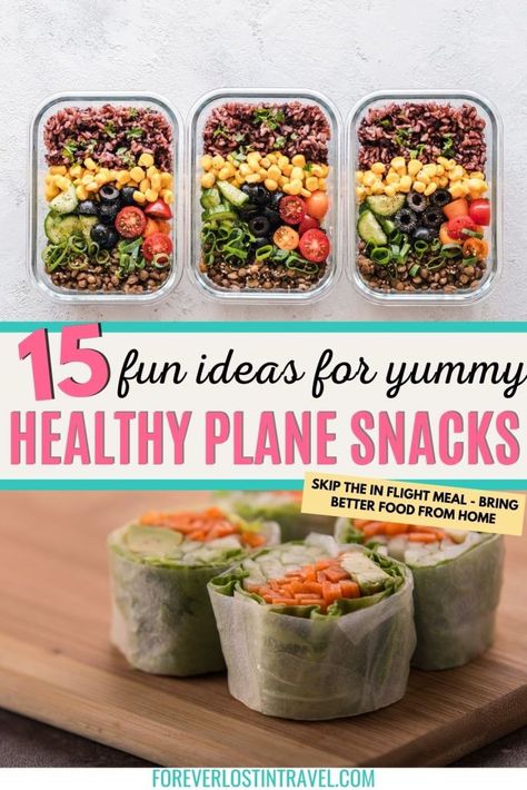 Healthy Plane Snacks, Car Trip Food, Airplane Meals, Healthy Road Trip Food, Plane Snacks, Vacation Snacks, Healthy Travel Food, Airplane Snacks, In-flight Meal