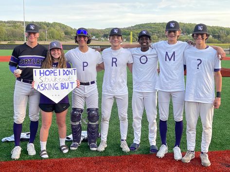 Baseball Promposal For Him, Baseball Hoco Proposals, Baseball Promposal, Hoco Posters, Cute Hoco Proposals, Dance Proposals, Dance Posters, Prom Posters, Prom Proposals