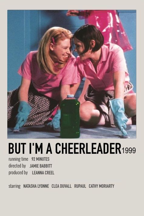 lgbt movie But I'm A Cheerleader, Indie Movie Posters, But Im A Cheerleader, Iconic Movie Posters, Movie Card, Girly Movies, Film Posters Minimalist, Great Movies To Watch, Movie Poster Wall