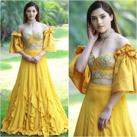 Varun Chakkilam, Mehreen Pirzada, Lehenga Collection, Traditional Clothes, Lehenga Designs, Different Outfits, Bollywood Fashion, Lehenga Choli, Bollywood Actress