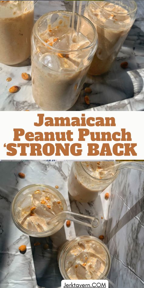 Jamaican Peanut Punch Recipe Caribbean Peanut Punch, Peanut Punch Jamaican, Jamaican Peanut Punch, Jamaican Punch Recipes, Peanut Punch Recipe Jamaican, Jamaican Juice Recipes, Jamaican Drink Recipes, Jamaican Punch, Peanut Punch Recipe