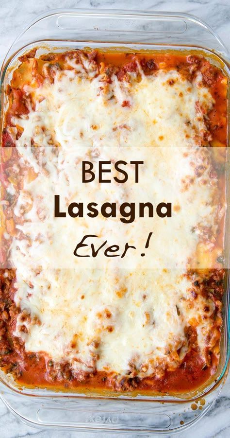 Lasagna To Freeze, Lasagna Pioneer Woman, Easy Lasagna Recipe Without Ricotta, Easy Meat Sauce, Easy Lasagna Recipe With Ricotta, Lasagna Recipe Without Ricotta, Lasagna Recipe With Ricotta, Classic Lasagna Recipe, Best Lasagna Recipe