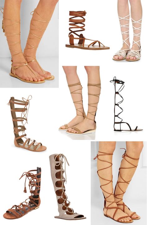 2 Super Easy DIY Leather Lace-up Gladiator Sandals Diy Leather Sandals, Diy Sandals, Lace Up Gladiator Sandals, 15 Minute Meals, Leather Diy Crafts, Chic Sandals, Studded Sandals, Lace Up Sandals, Diy Shoes