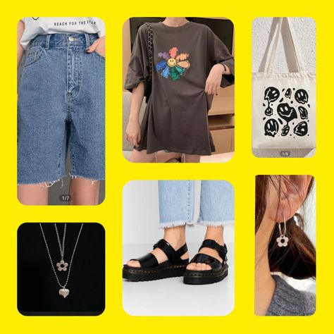 #outfit
#oversize
#jean
#flowers
#jewels
#silver
#totebag Hobi Outfit Inspired, Hobi Core Outfits, Hobi Inspired Outfits, Jhope Inspired Outfits, Hobi Outfit, Hobi Outfits, Hope Outfits, Outfit Bts, 2024 Fits