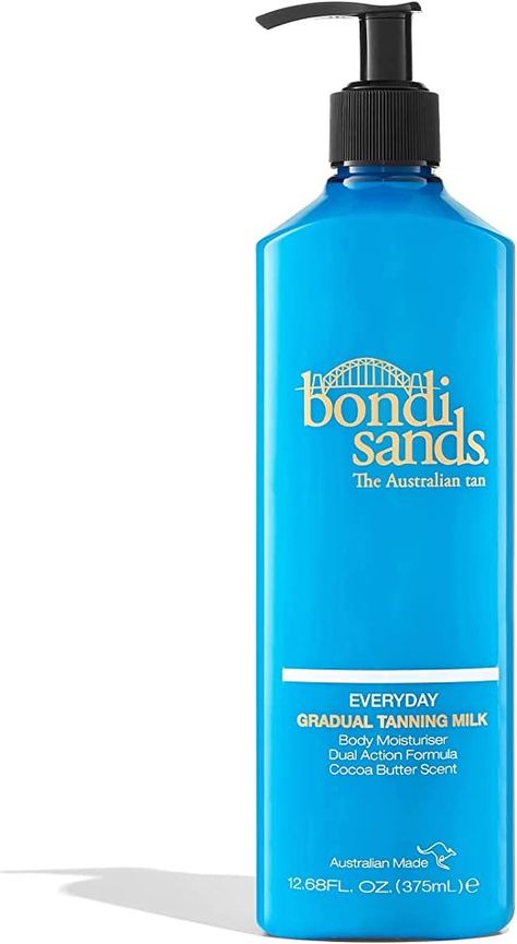 Bondi Sands Everyday Gradual Tanning Milk 375ml Cocoa Butter Scent, How To Tan Faster, Self Tanning Lotions, Bondi Sands, Gradual Tan, Tan Body, Self Tanner, Best Moisturizer, Fake Tan